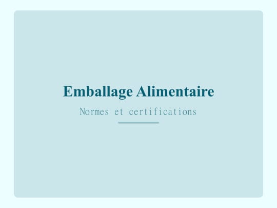 Emballage alimentaire carton